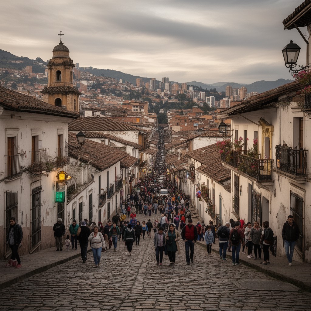 AI-generated illustration of La Candelaria