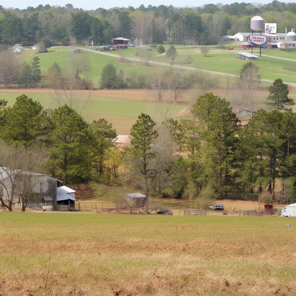 AI-generated illustration of Henry County, Alabama