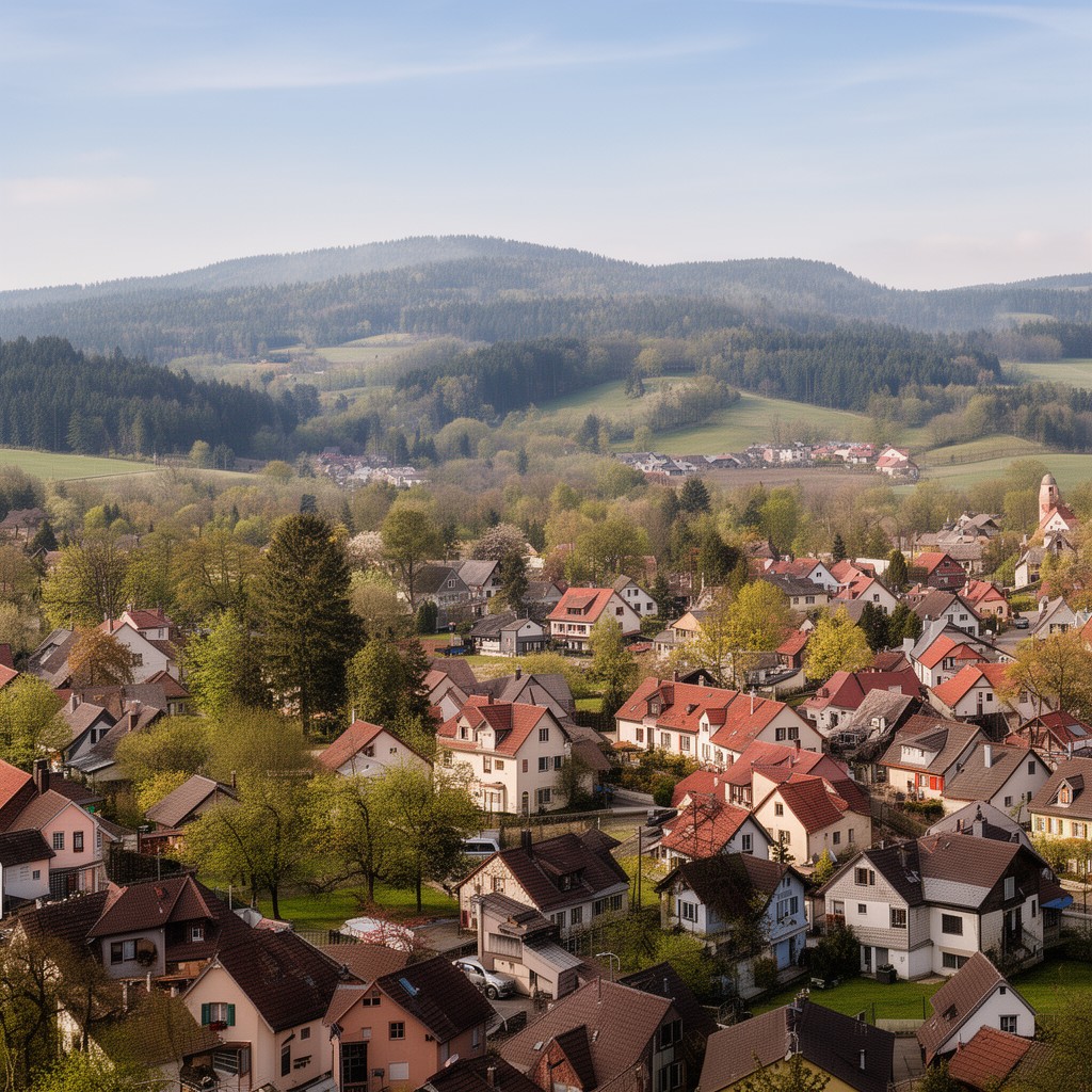 AI-generated illustration of Oberwallenstadt