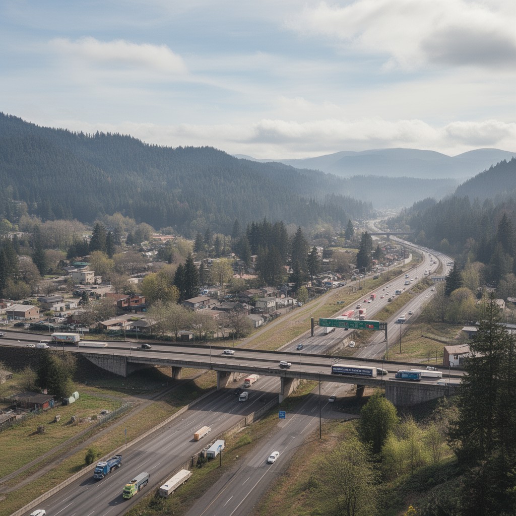 AI-generated illustration of Washington State Department of Transportation