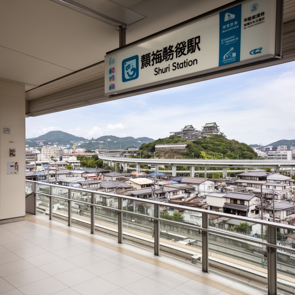 AI-generated illustration of Shuri Station