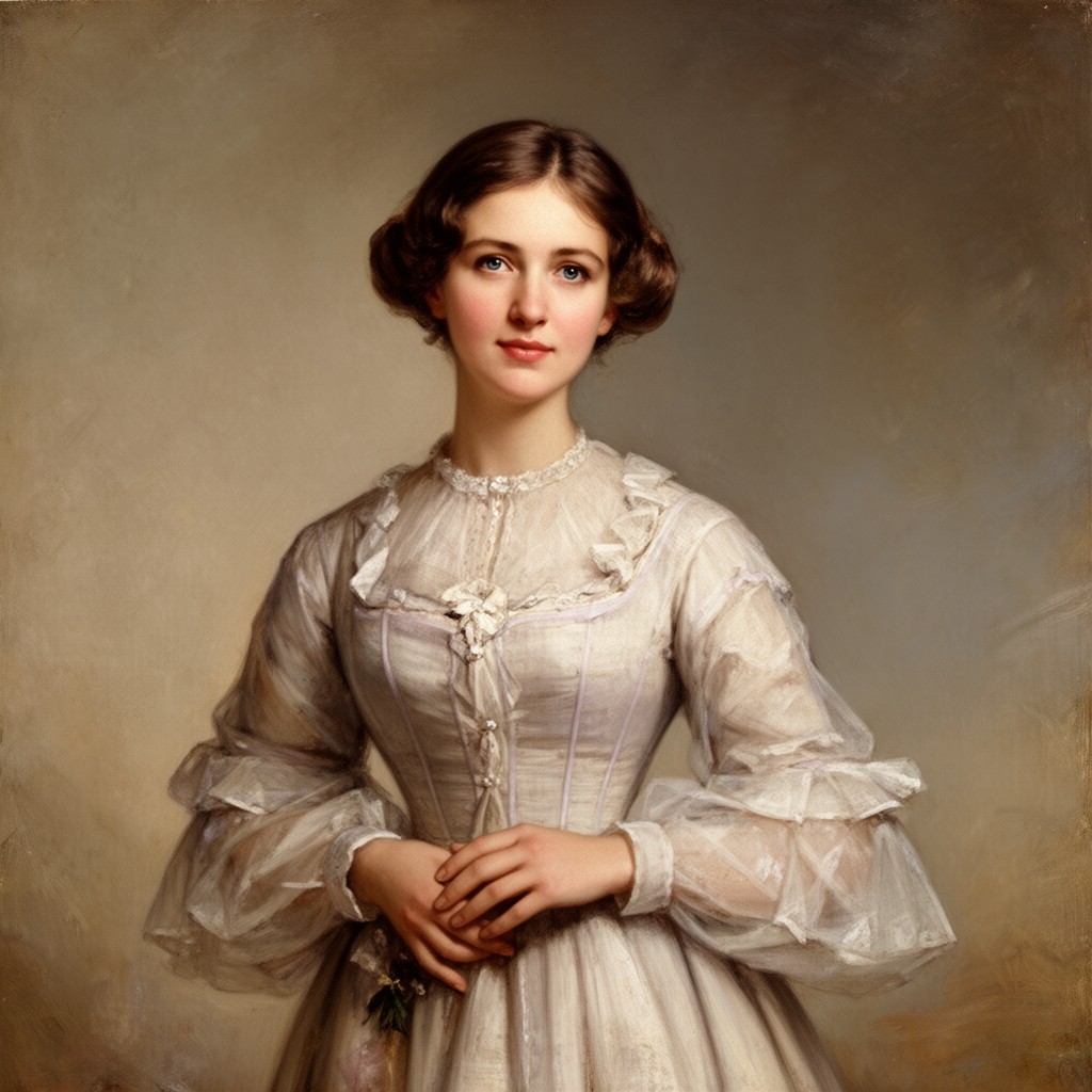 AI-generated illustration of Anna Bronson Alcott