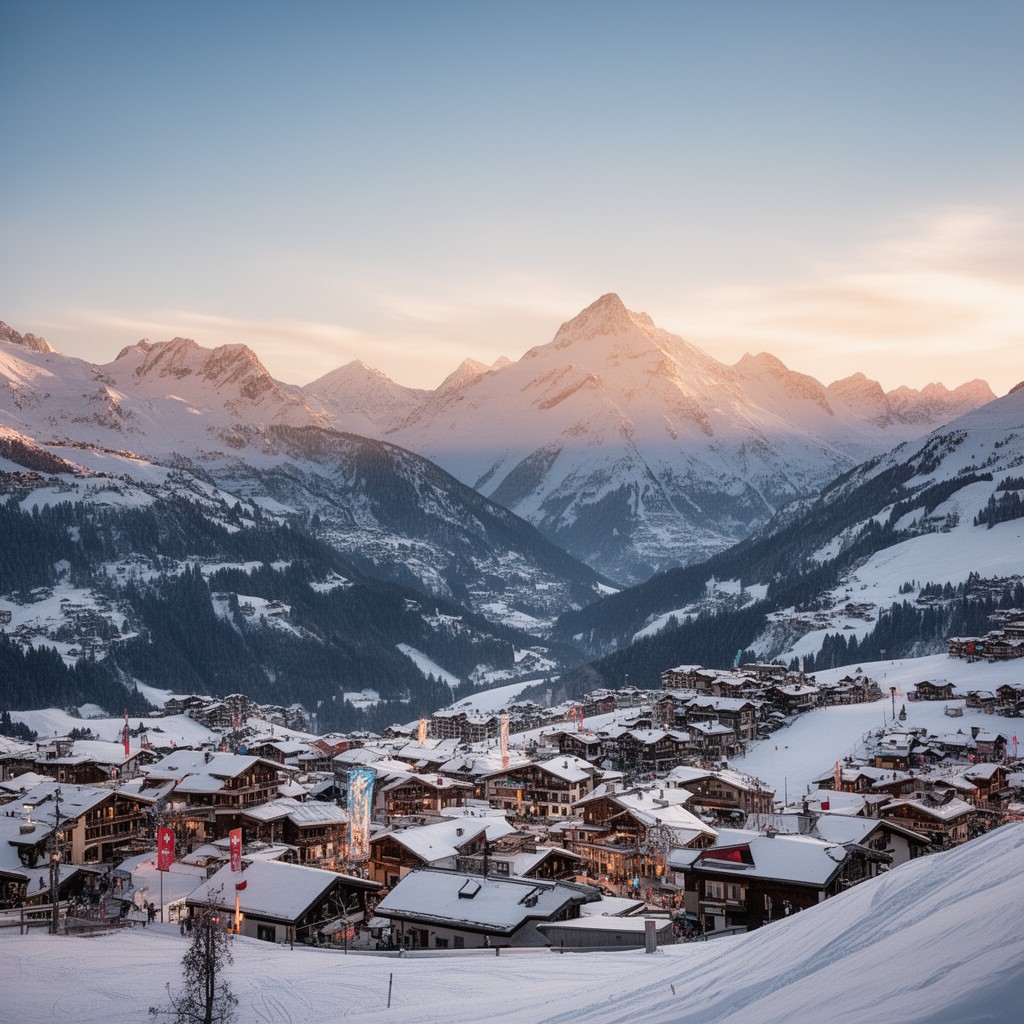 AI-generated illustration of Verbier