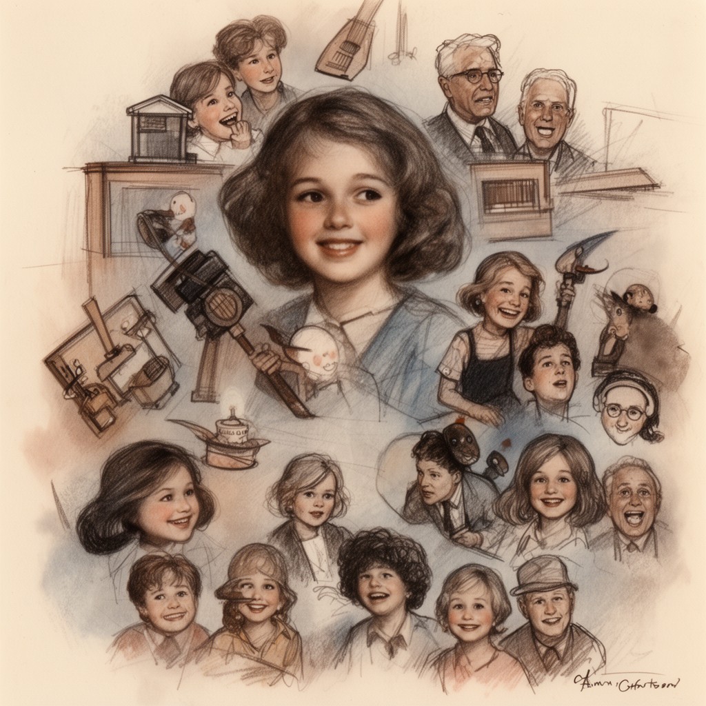 AI-generated illustration of Amy Carter