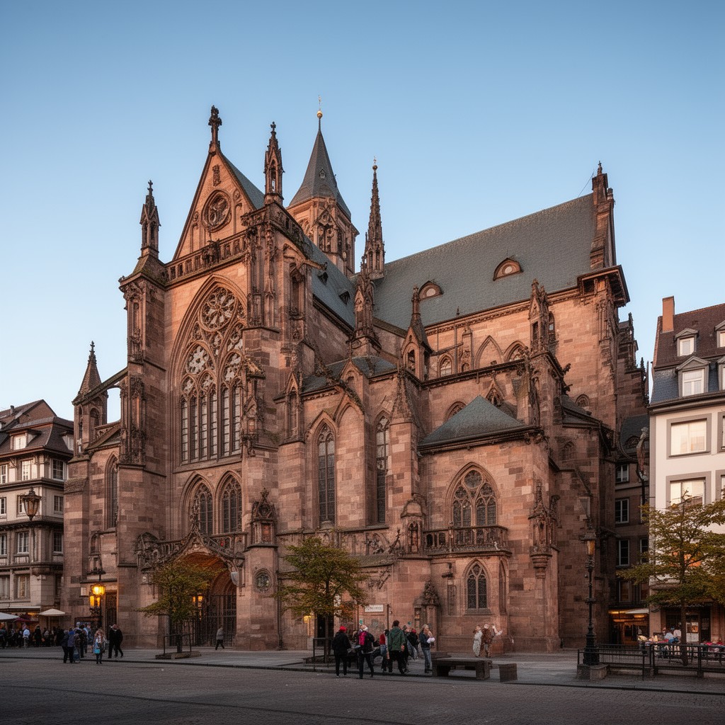 AI-generated illustration of Église Saint-Jean de Strasbourg