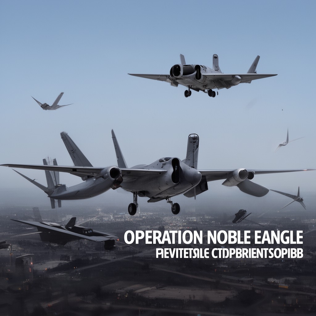 AI-generated illustration of Operation Noble Eagle