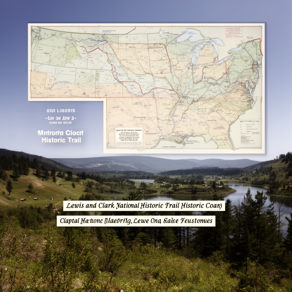 AI-generated illustration of Lewis and Clark National Historic Trail