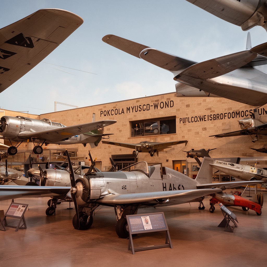 AI-generated illustration of Pueblo Weisbrod Aircraft Museum