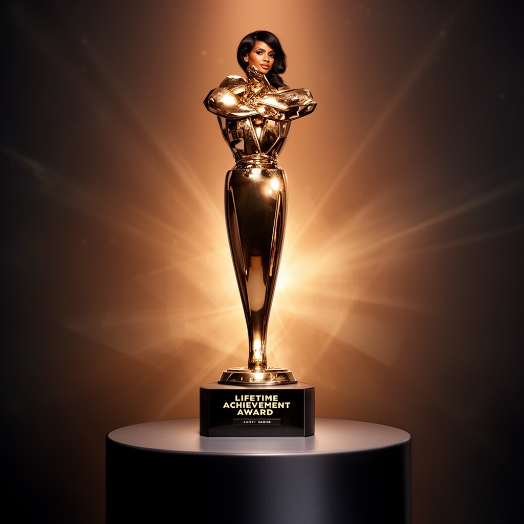 AI-generated illustration of Lifetime Achievement Award