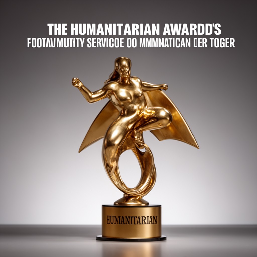 AI-generated illustration of Humanitarian Award