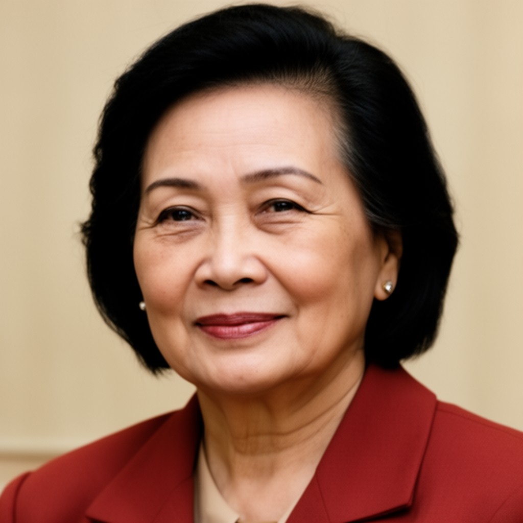AI-generated illustration of Nguyen Thi Binh