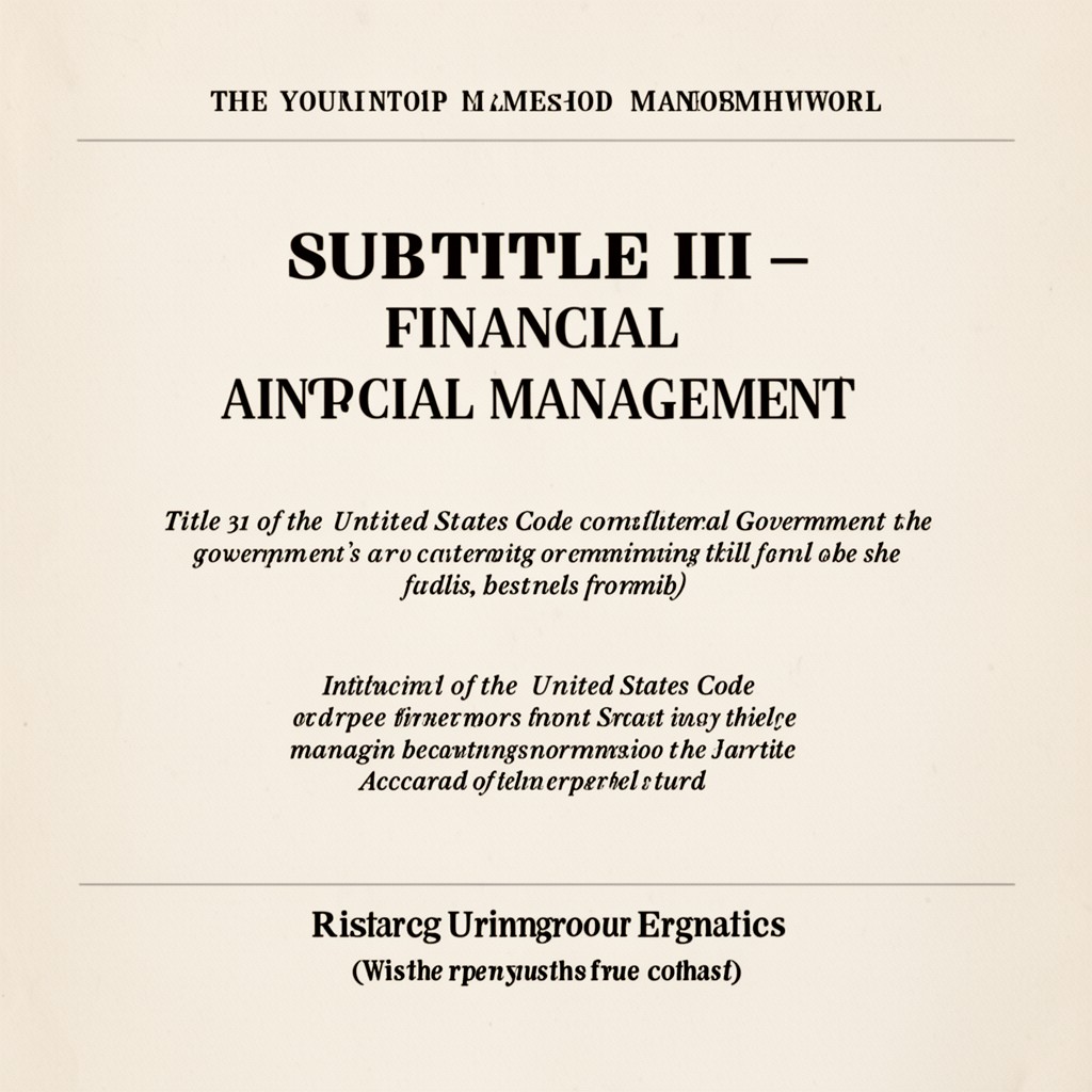 AI-generated illustration of Subtitle III – Financial Management