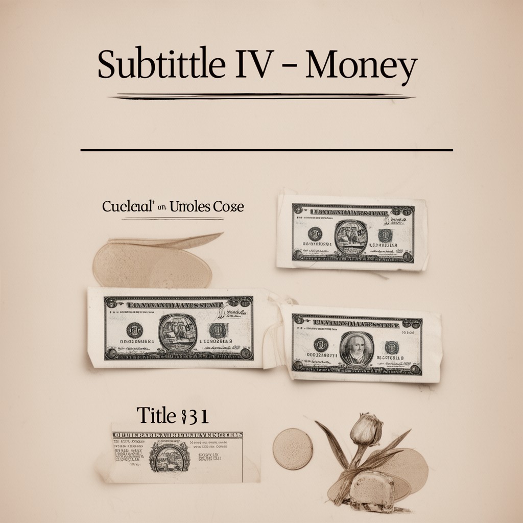 AI-generated illustration of Subtitle IV – Money
