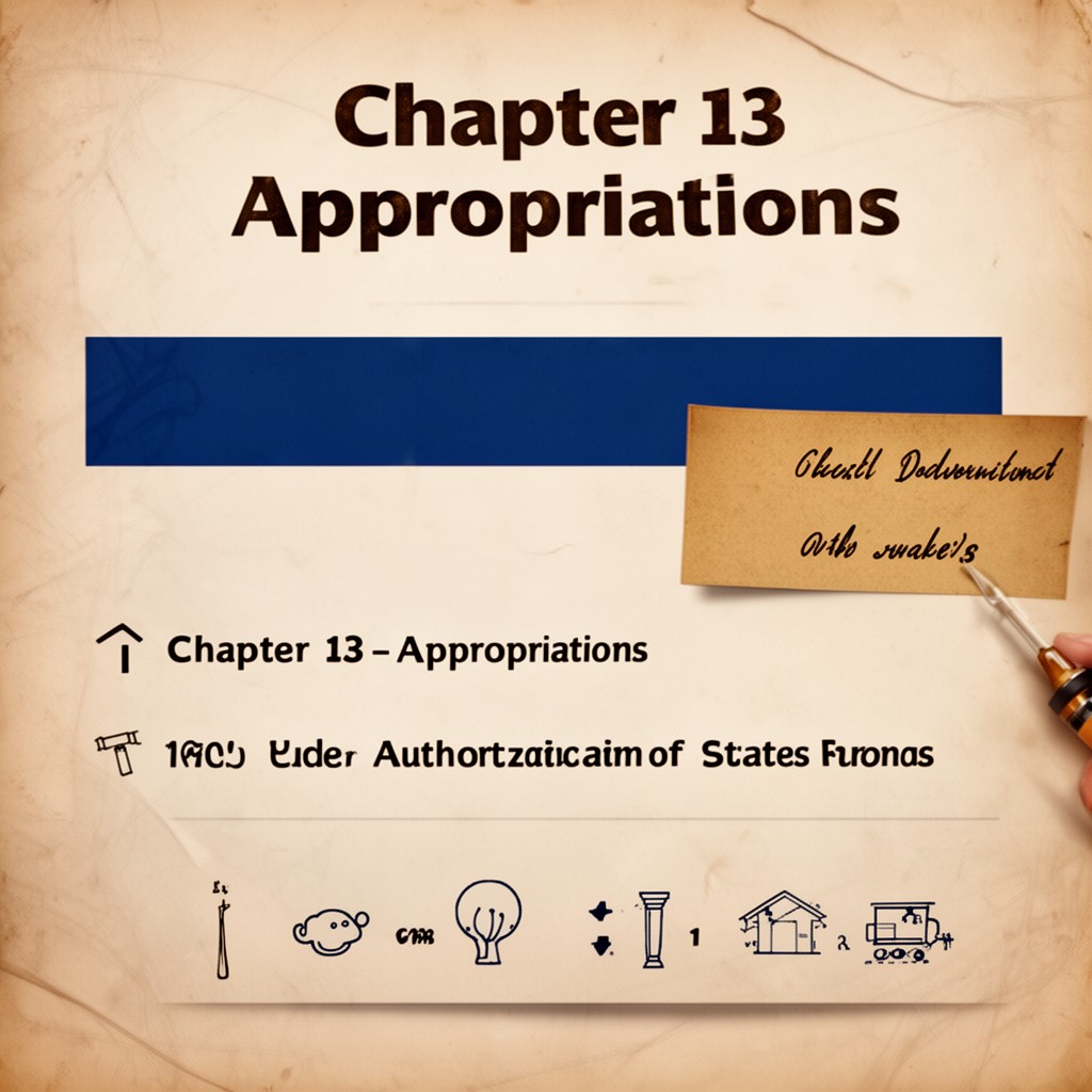 AI-generated illustration of Chapter 13 – Appropriations