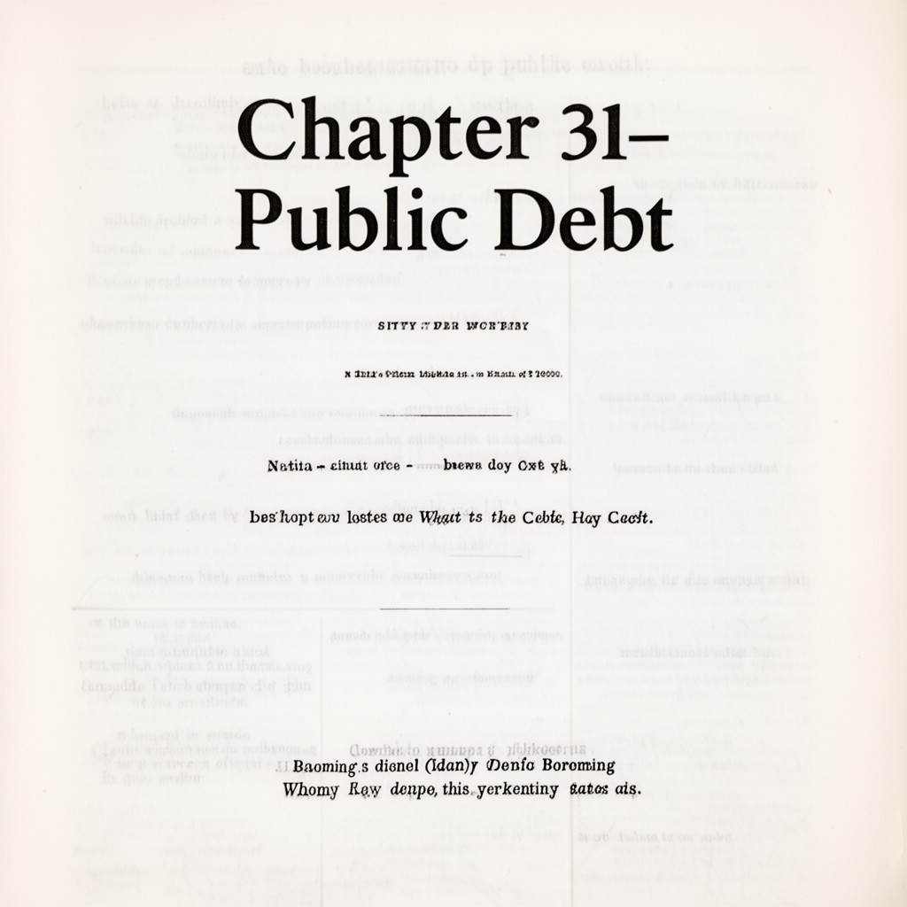 AI-generated illustration of Chapter 31 – Public Debt