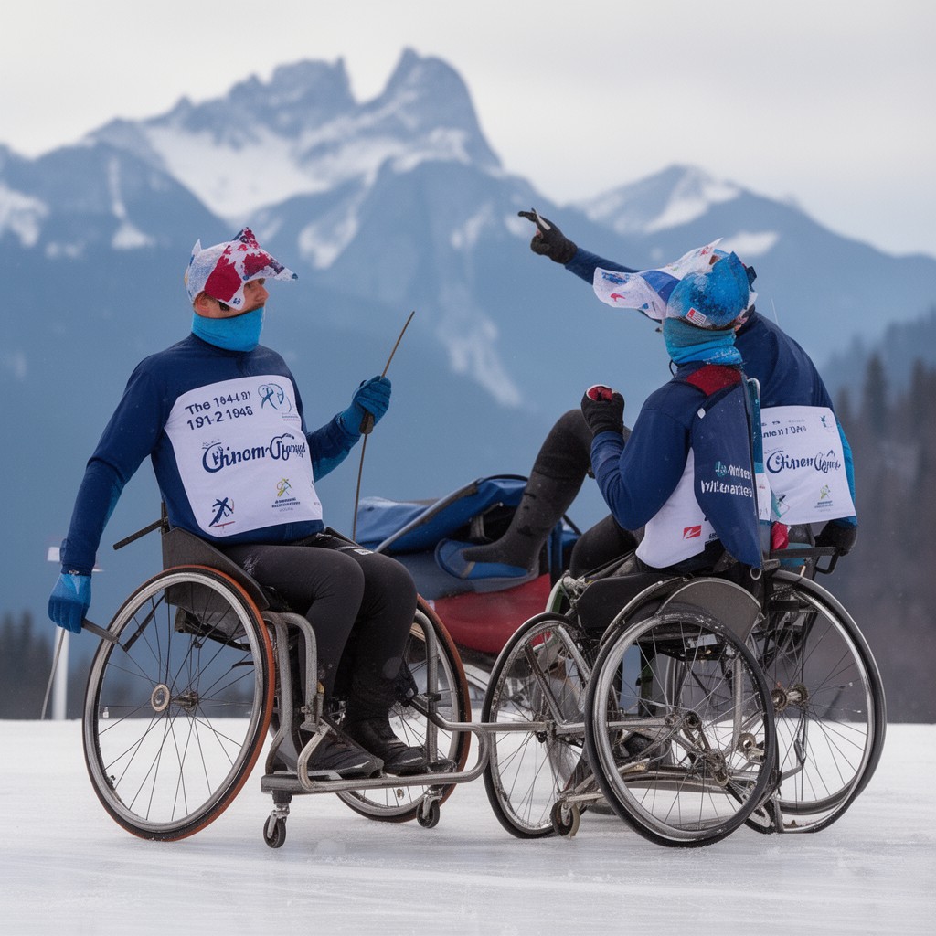 AI-generated illustration of 1994 Winter Paralympics