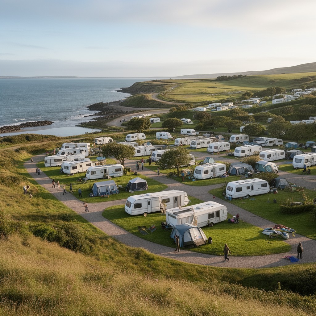 AI-generated illustration of Monifieth Caravan Park
