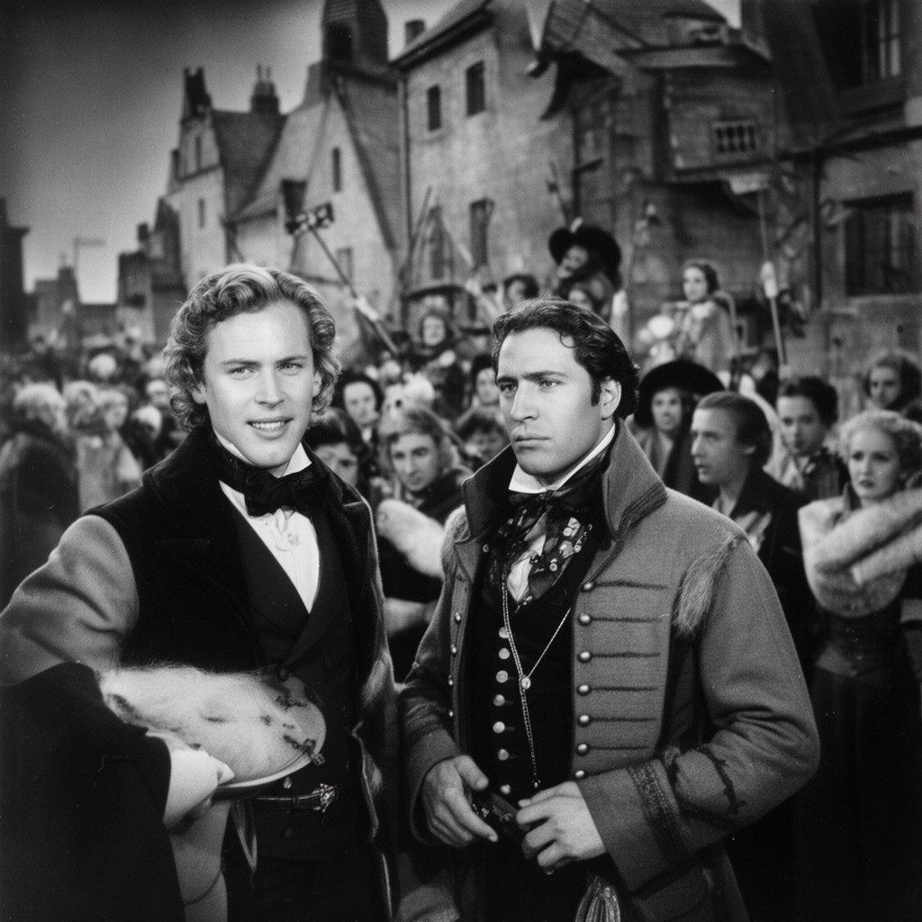 AI-generated illustration of A Tale of Two Cities (1935 film)