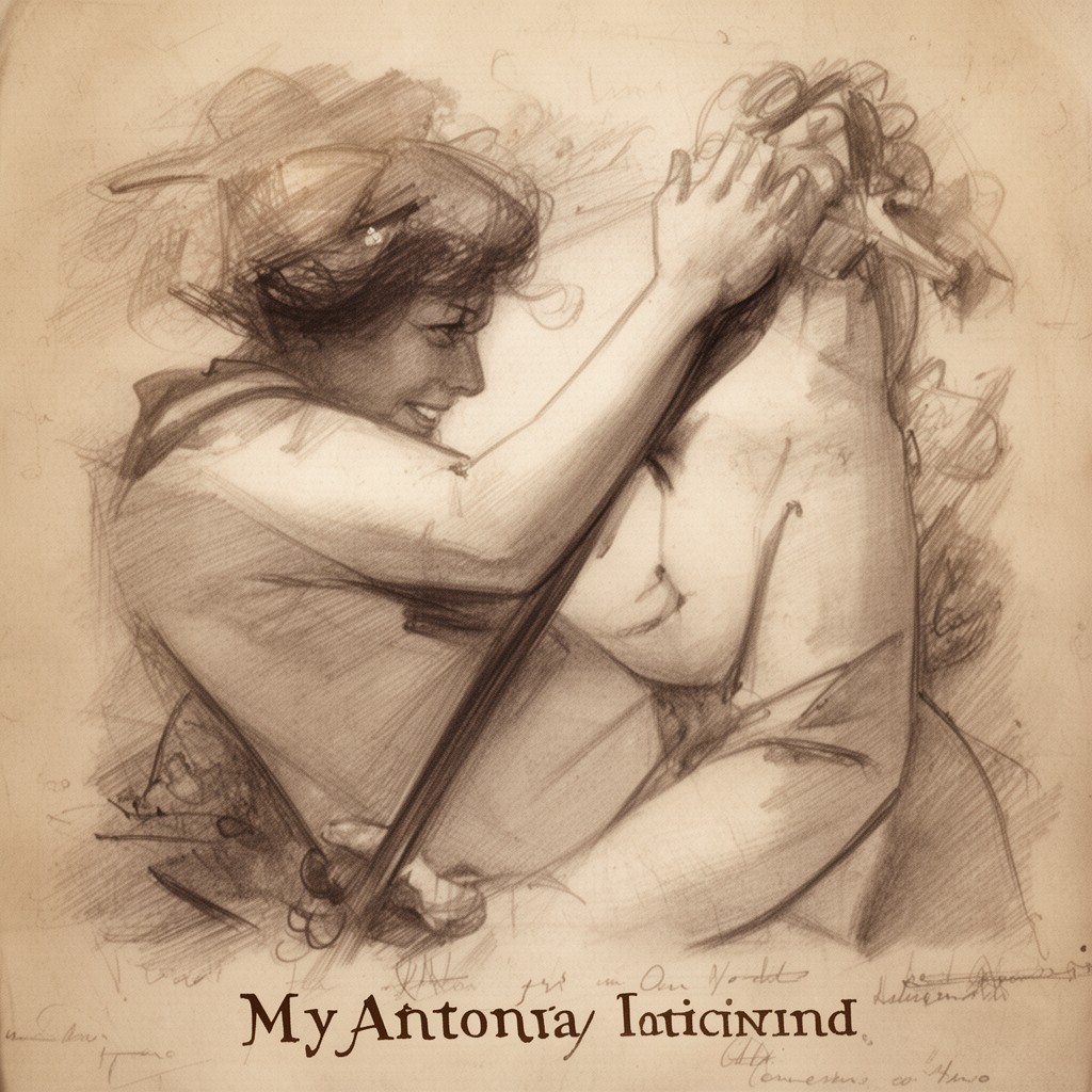 AI-generated illustration of My Ántonia