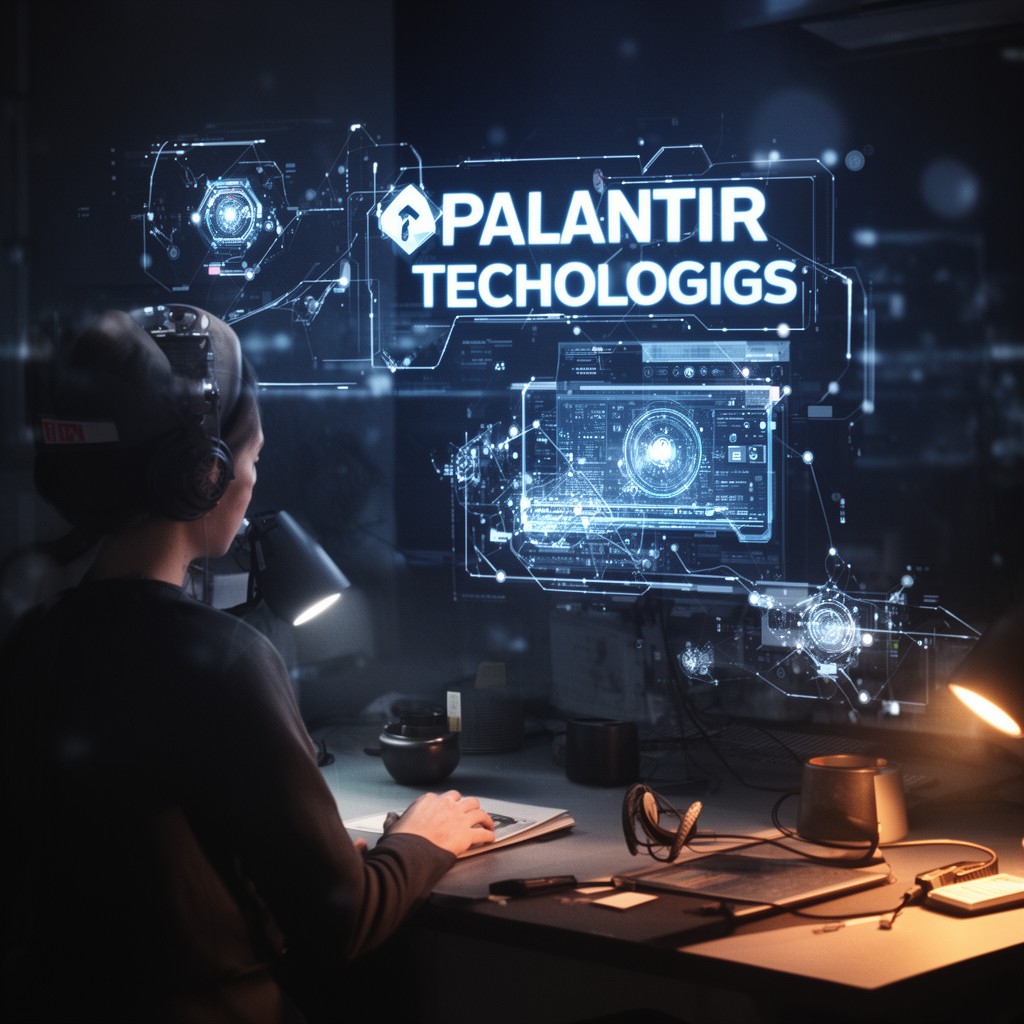 AI-generated illustration of Palantir Technologies