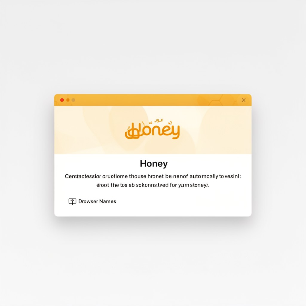 AI-generated illustration of Honey browser extension