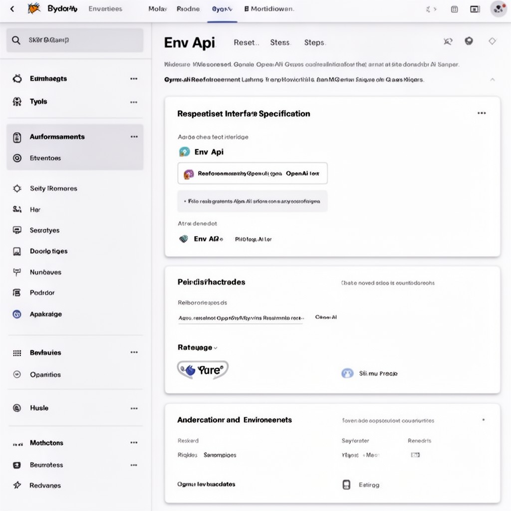 AI-generated illustration of Env API