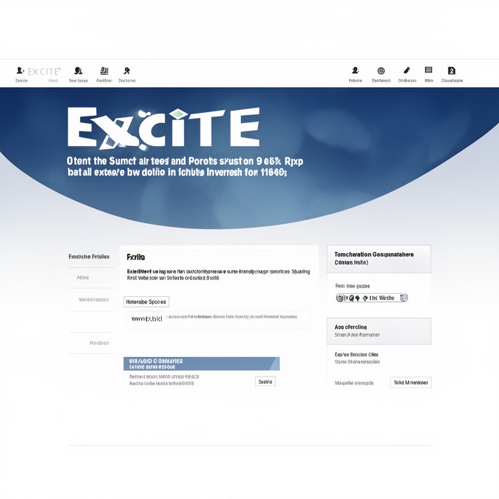 AI-generated illustration of Excite