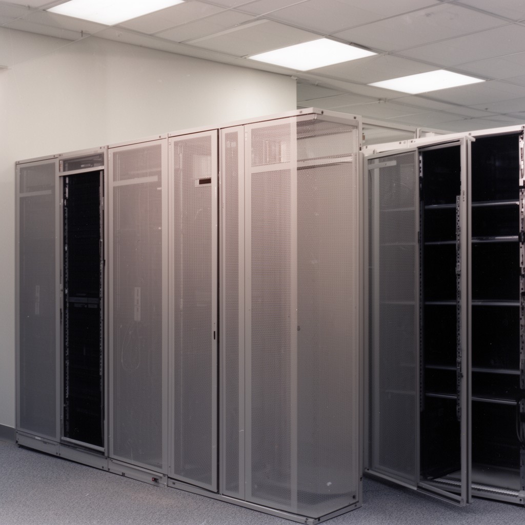 AI-generated illustration of DEC Alpha servers