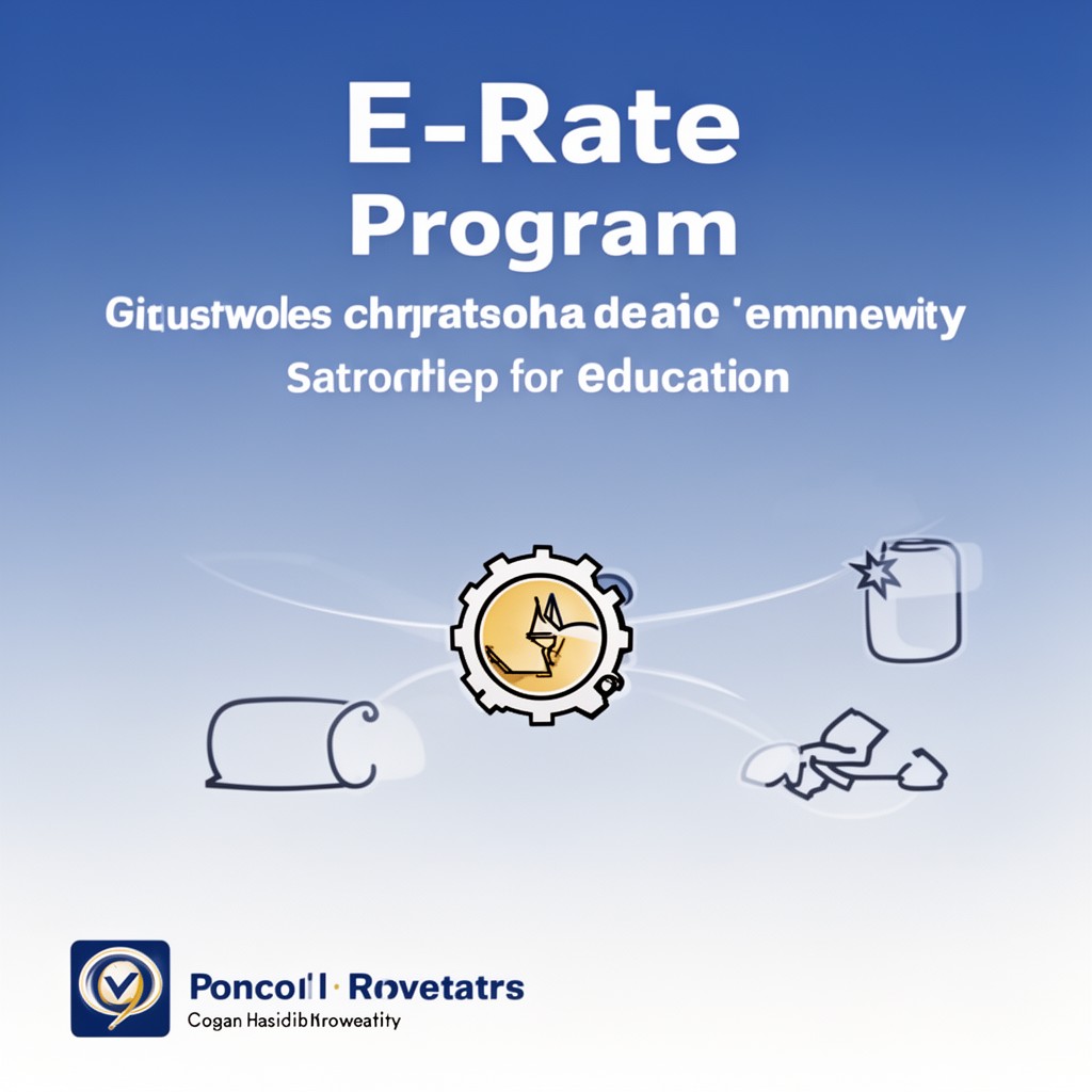 AI-generated illustration of E-Rate program