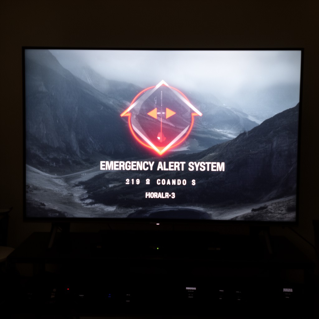 AI-generated illustration of Emergency Alert System in the United States