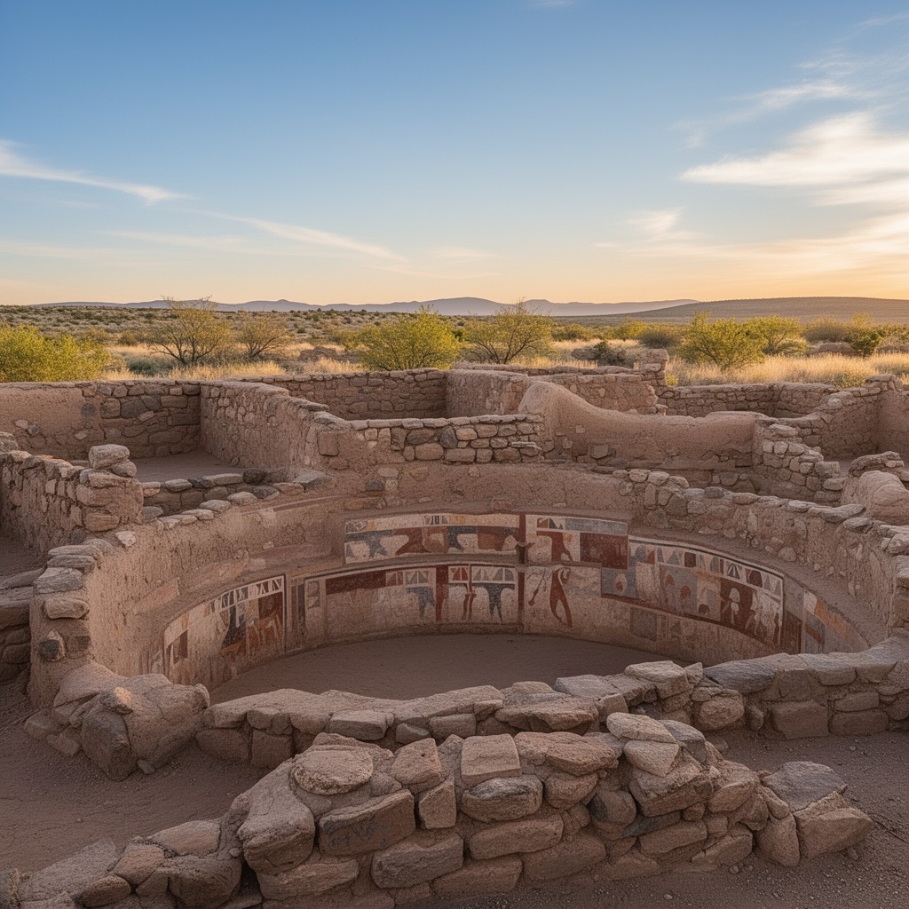 AI-generated illustration of Coronado Historic Site (Kuaua Pueblo)