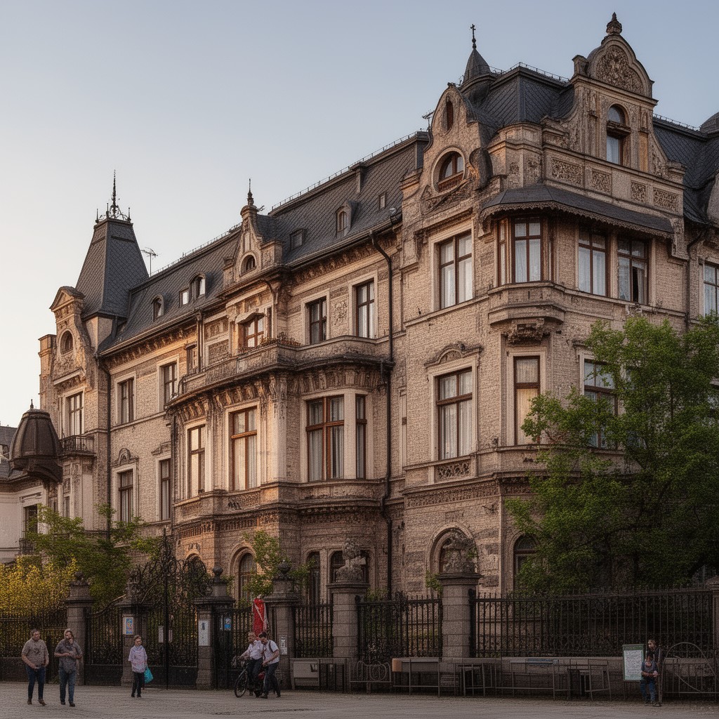 AI-generated illustration of Scheibler Palace