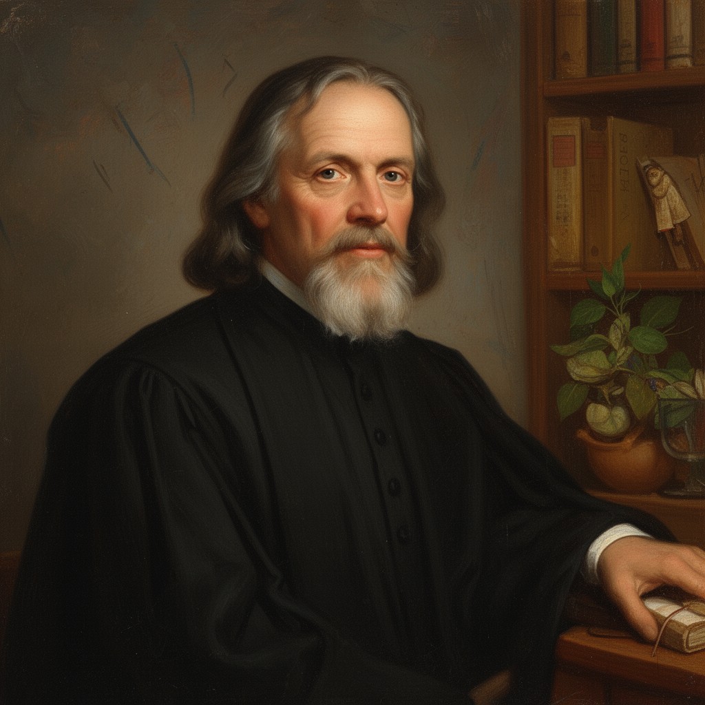 AI-generated illustration of Richard Sibbes