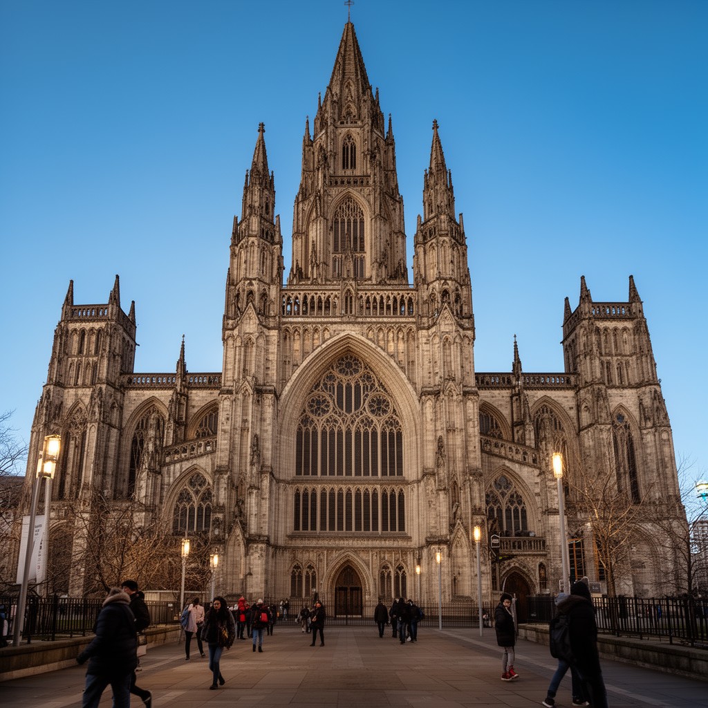 AI-generated illustration of Liverpool Cathedral