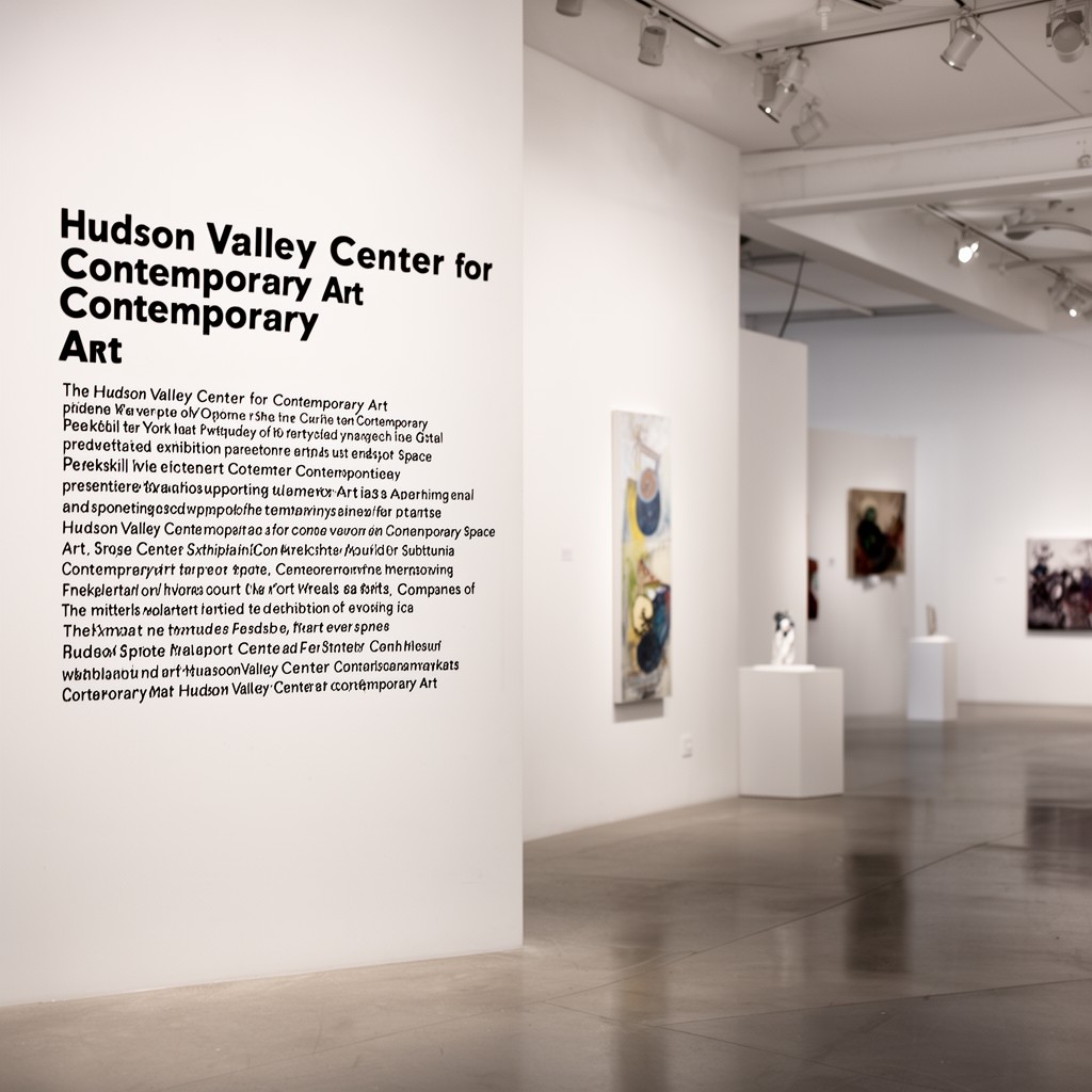AI-generated illustration of Hudson Valley Center for Contemporary Art