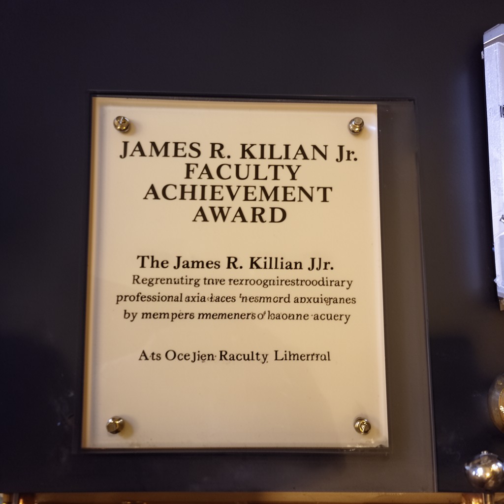 AI-generated illustration of James R. Killian Jr. Faculty Achievement Award