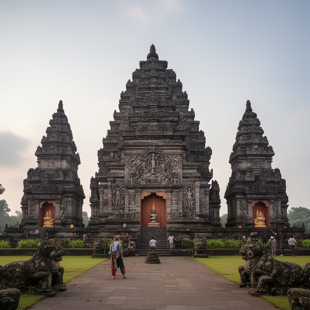 AI-generated illustration of Jago Temple