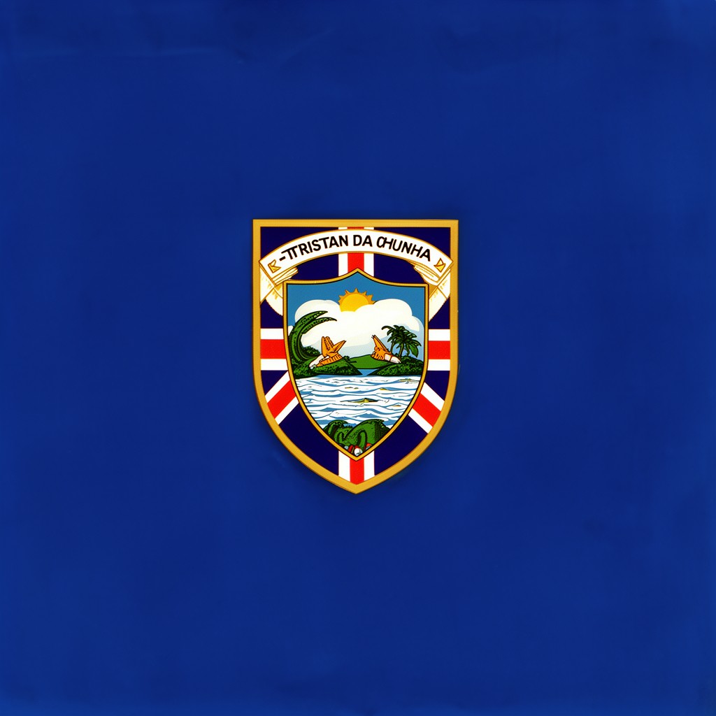 AI-generated illustration of Flag of Tristan da Cunha