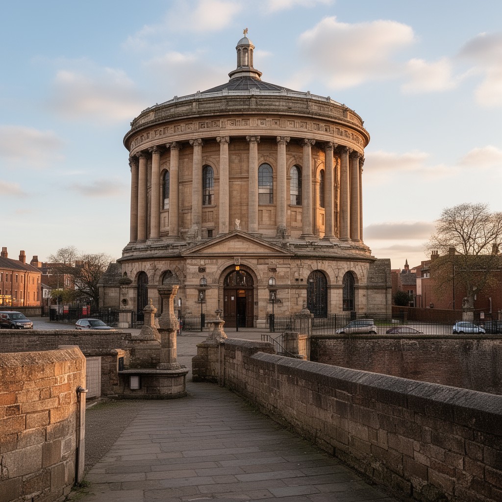 AI-generated illustration of St Chad’s Church, Shrewsbury