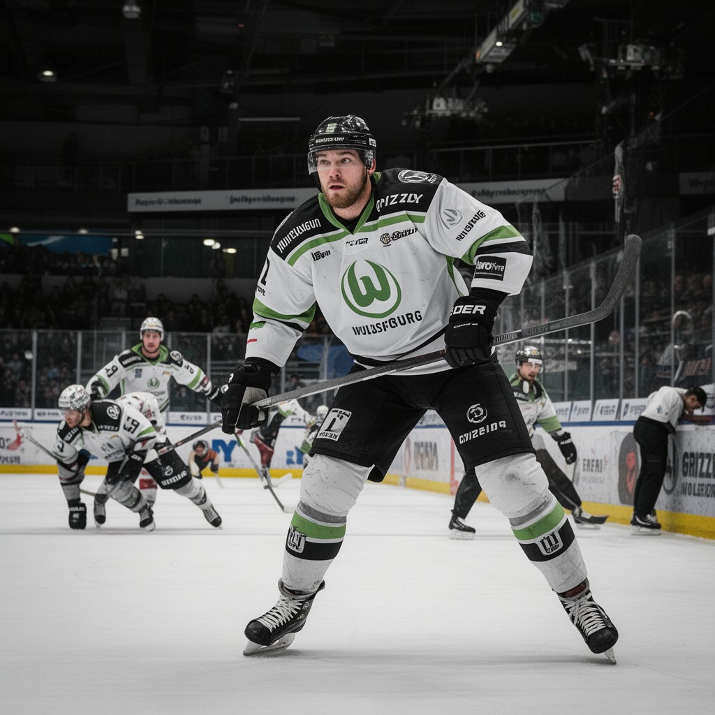 AI-generated illustration of Grizzlys Wolfsburg