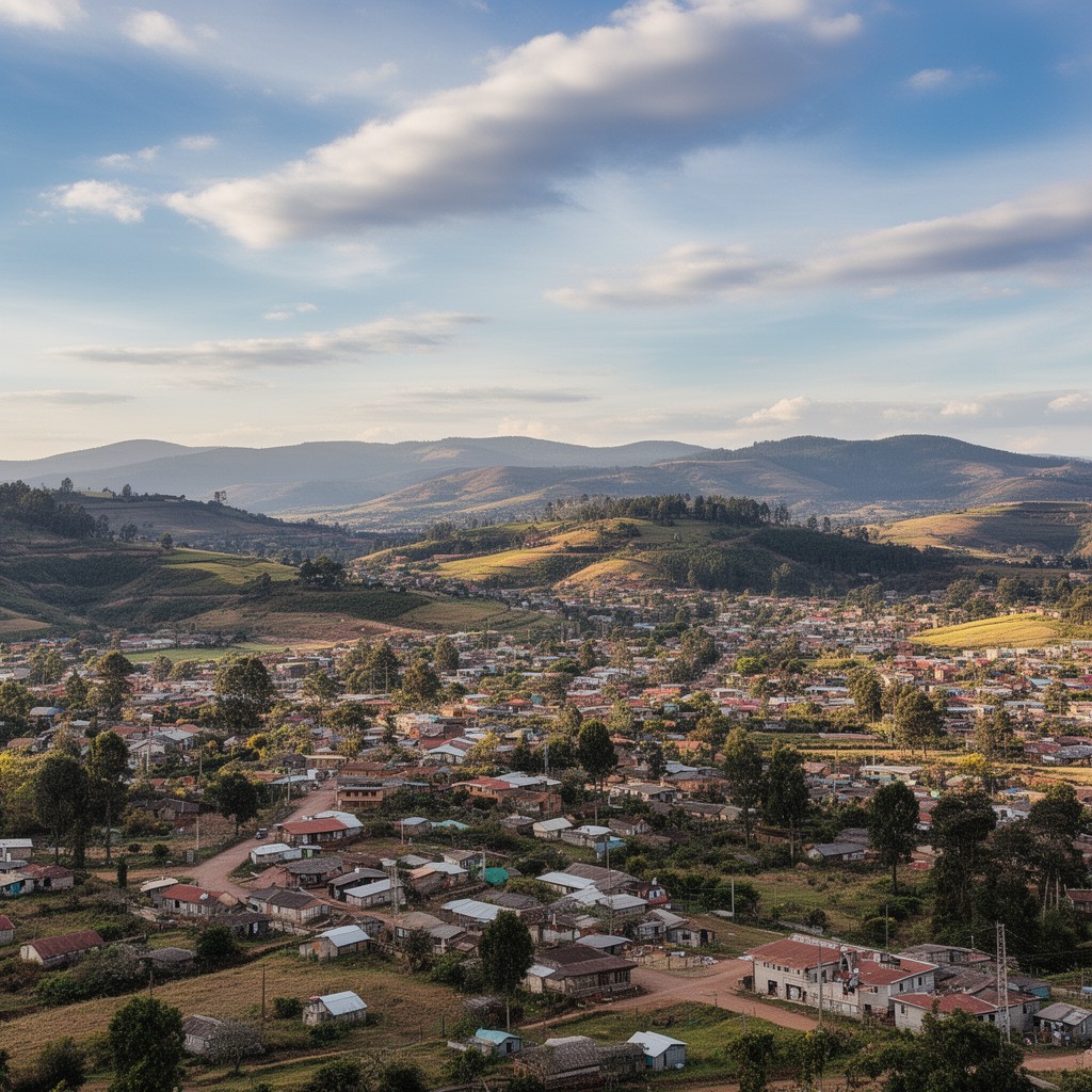 AI-generated illustration of Mbabane