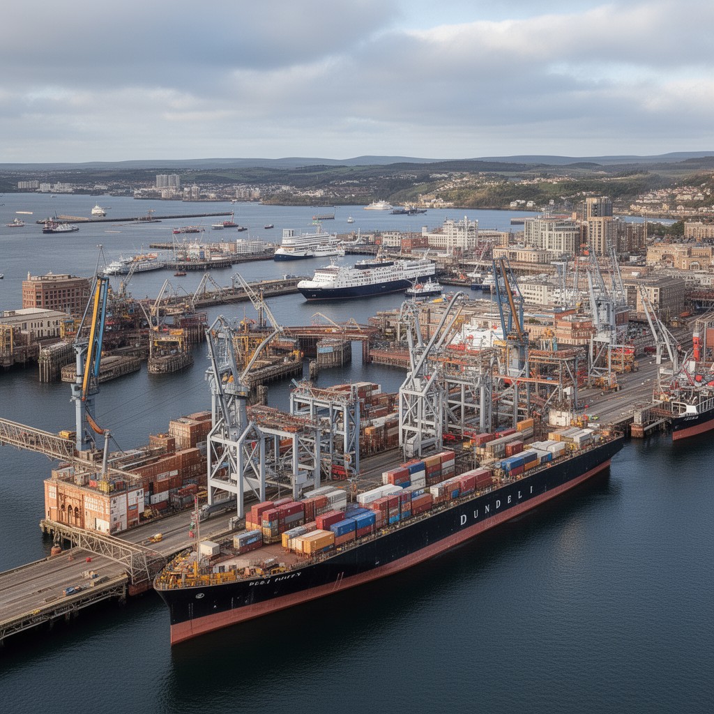 AI-generated illustration of Port of Dundee