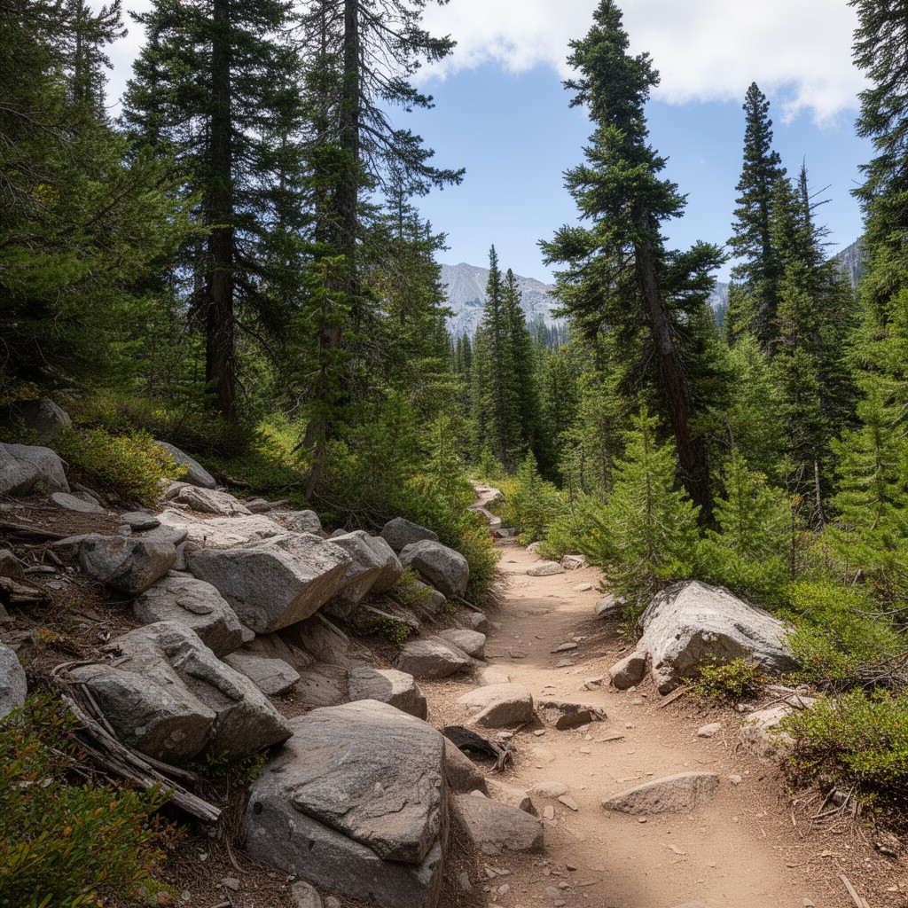 AI-generated illustration of Timber Gap Trail