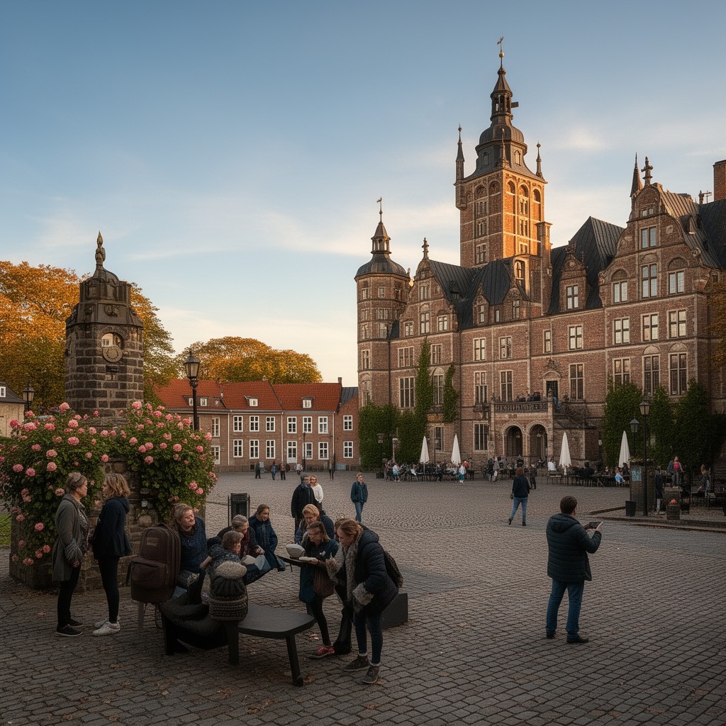 AI-generated illustration of Hillerød