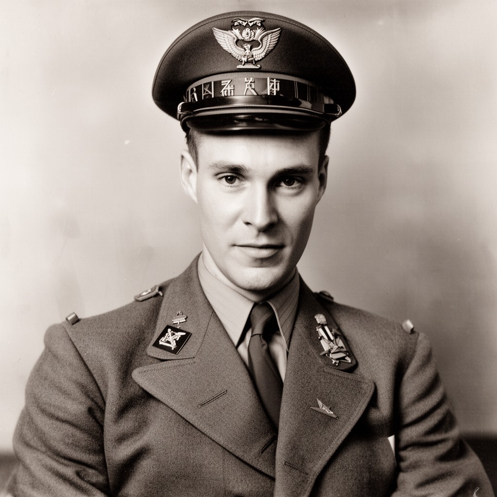 AI-generated illustration of Lieutenant General Frank Maxwell Andrews