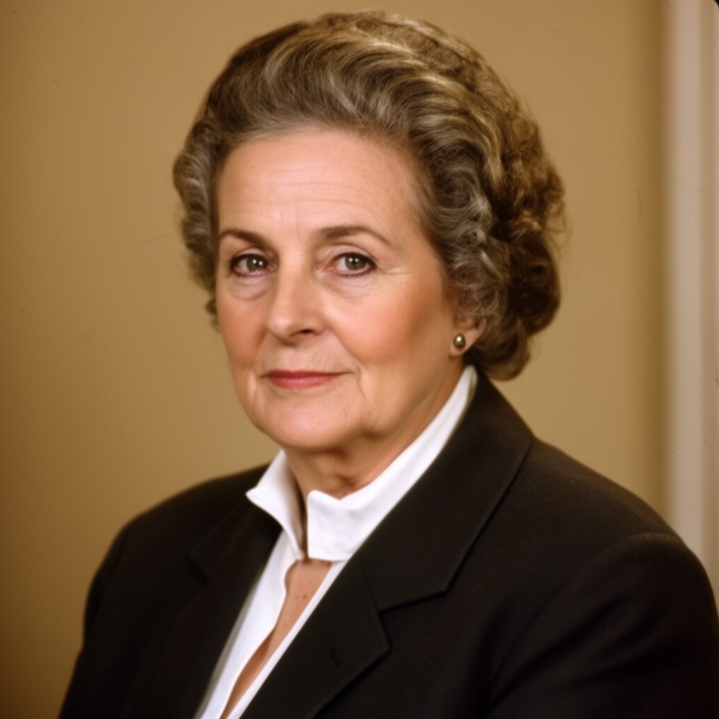 AI-generated illustration of Betsie Verwoerd