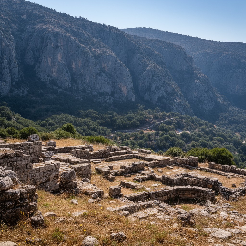 AI-generated illustration of Termessos