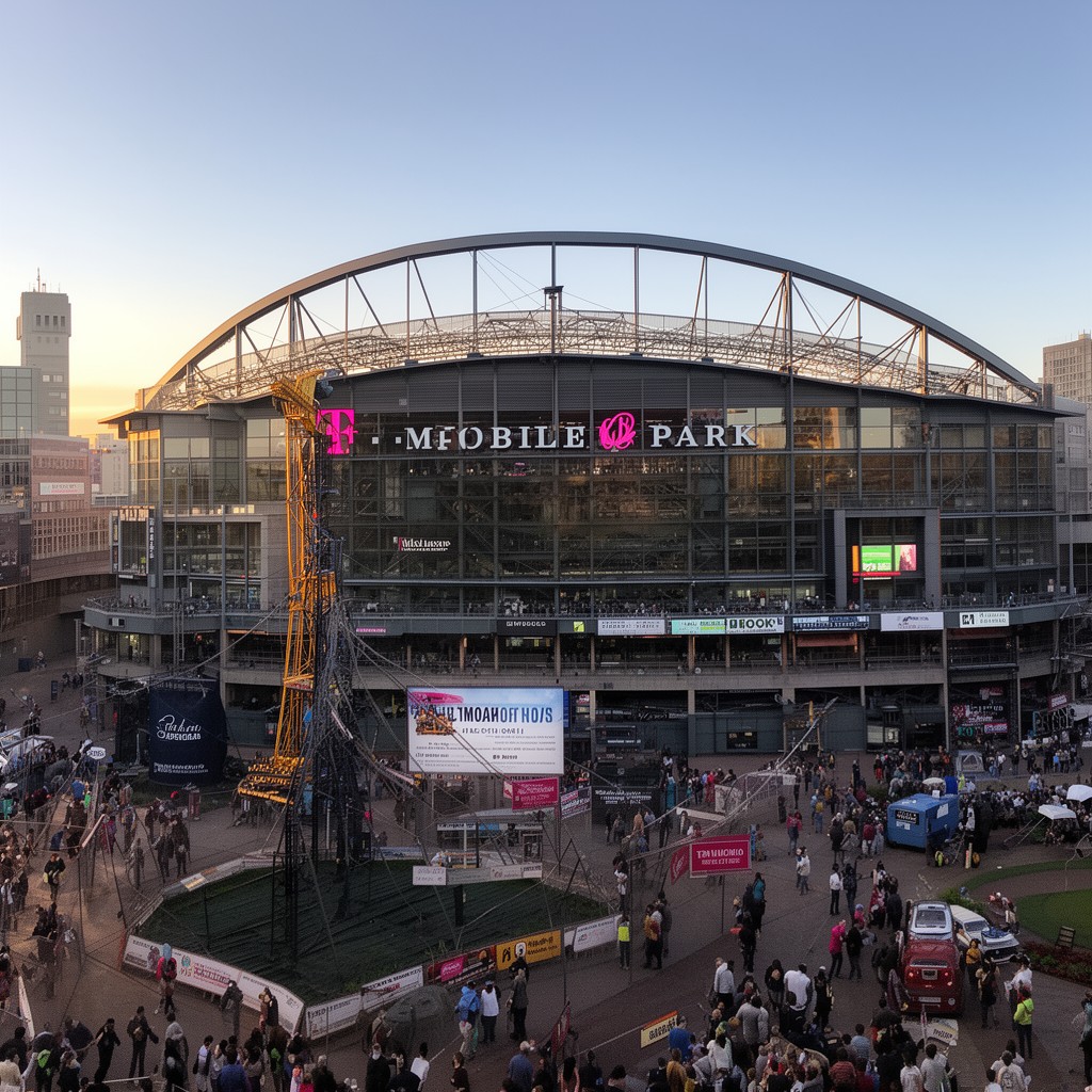 AI-generated illustration of T-Mobile Park