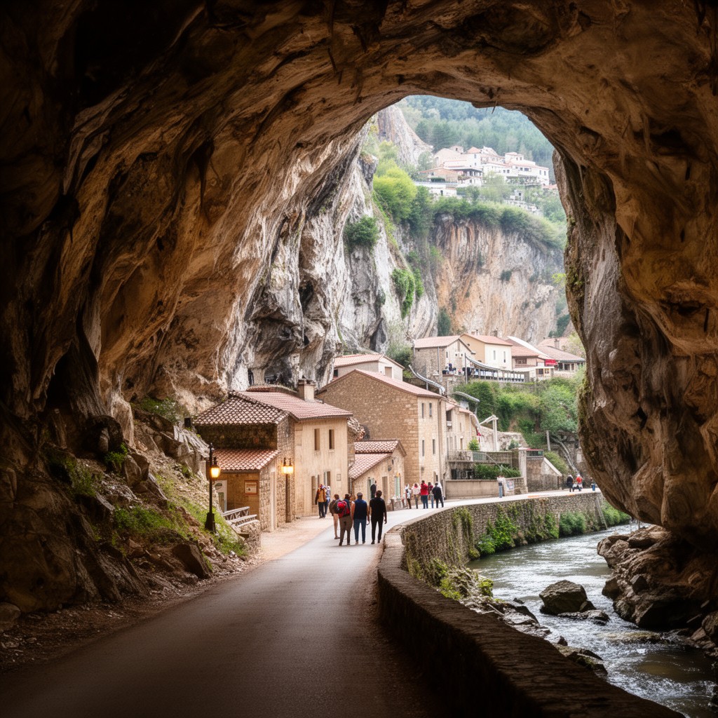 AI-generated illustration of Grotte de Mas d’Azil