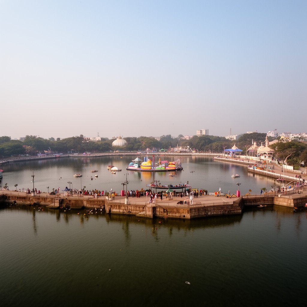 AI-generated illustration of Kankaria Lake